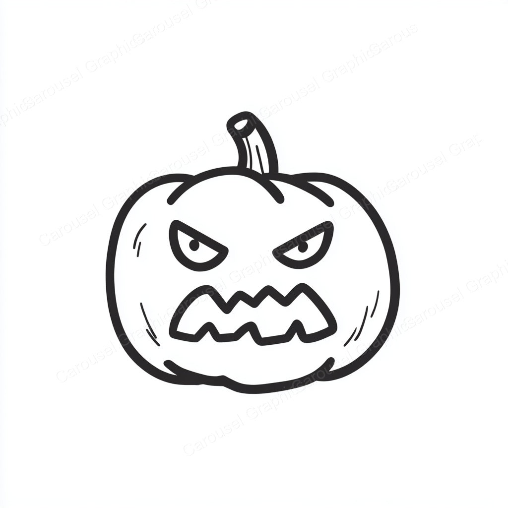 Jack-O-Lantern Vector Graphic preview