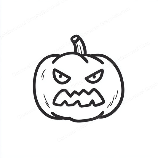 Jack-O-Lantern Vector Graphic preview