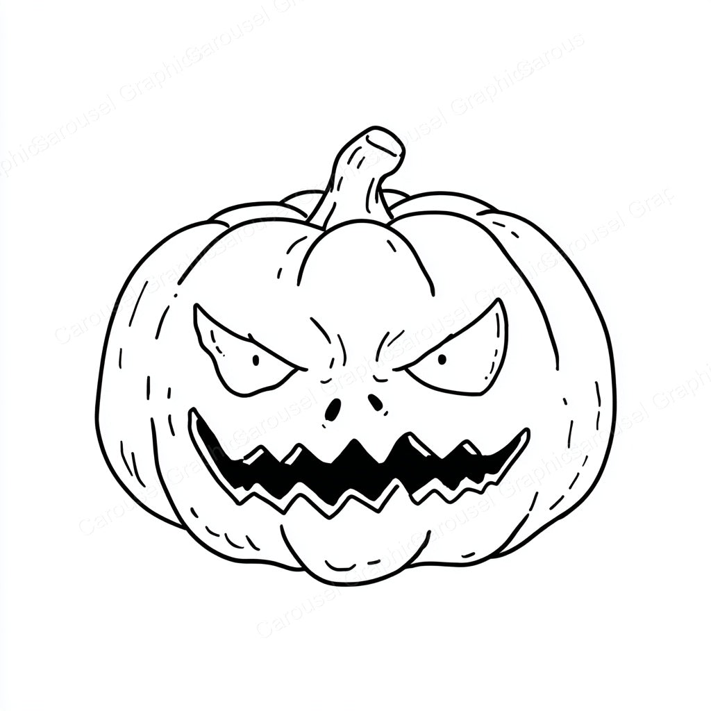 Jack-O-Lantern Vector Graphic preview
