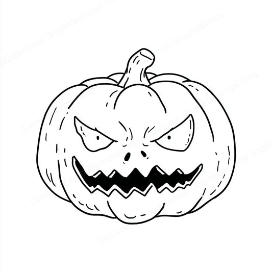Jack-O-Lantern Vector Graphic preview