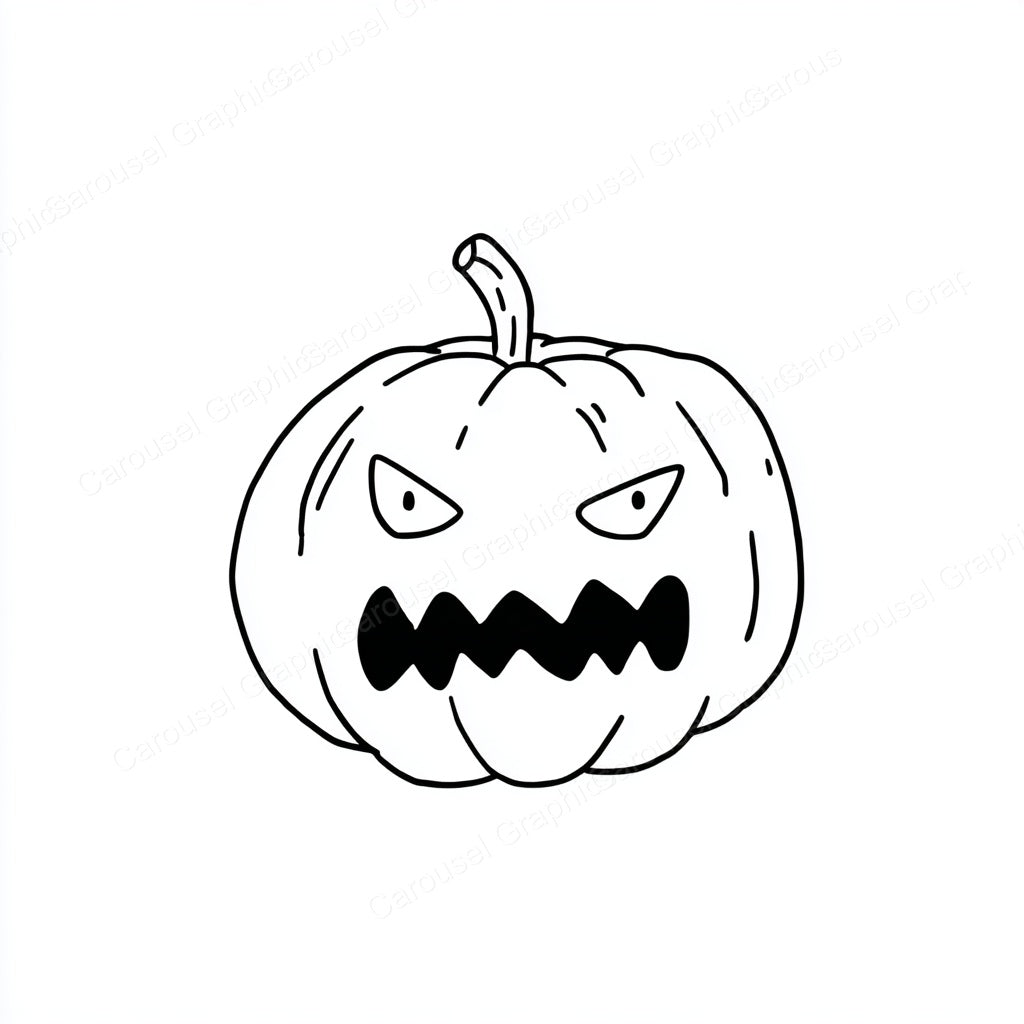 Jack-O-Lantern Vector Graphic preview