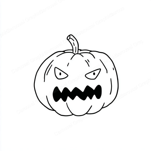 Jack-O-Lantern Vector Graphic preview