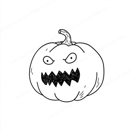 Jack-O-Lantern Vector Graphic preview