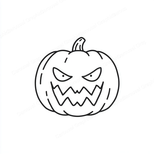 Jack-O-Lantern Vector Graphic preview