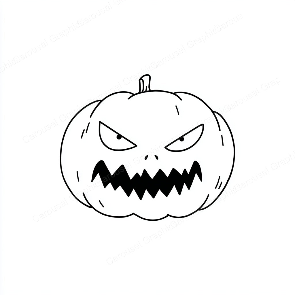 Jack-O-Lantern Vector Graphic preview