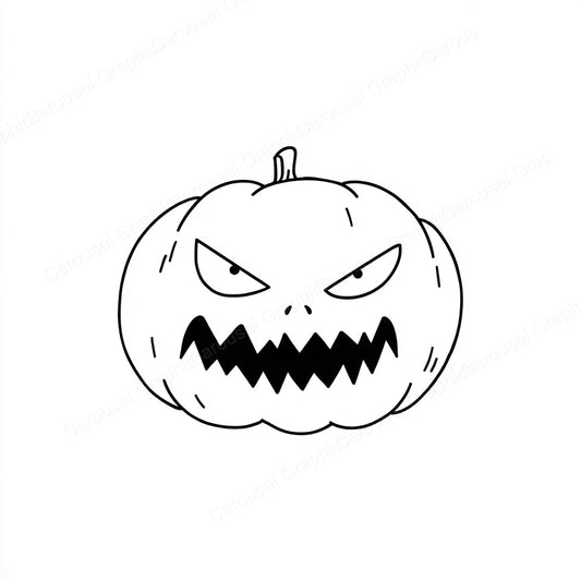 Jack-O-Lantern Vector Graphic preview