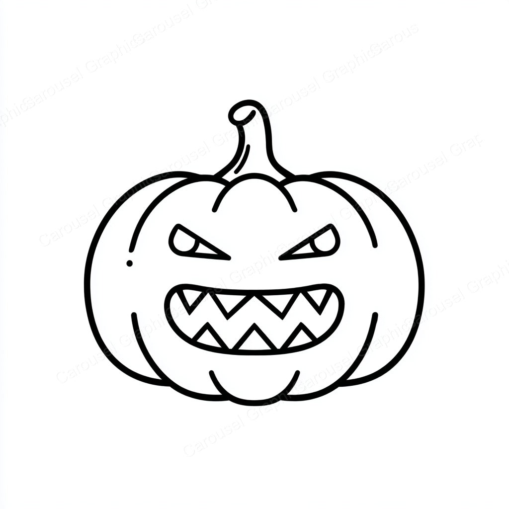 Jack-O-Lantern Vector Graphic preview