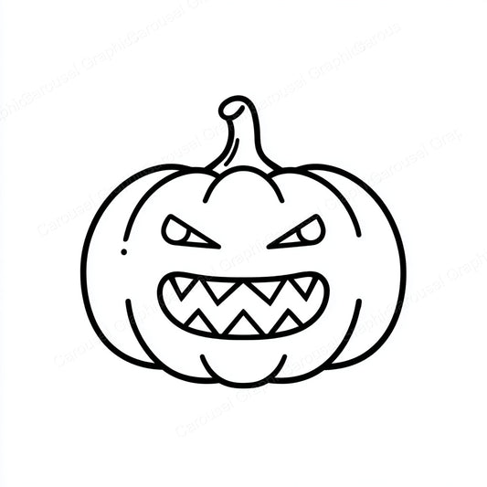 Jack-O-Lantern Vector Graphic preview