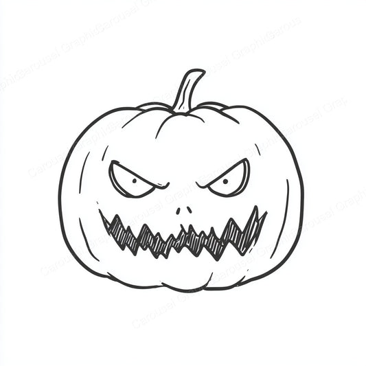 Jack-O-Lantern Vector Graphic preview