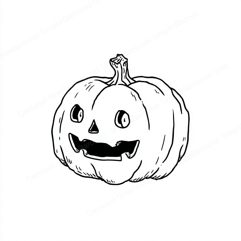 Jack-O-Lantern Vector Graphic preview