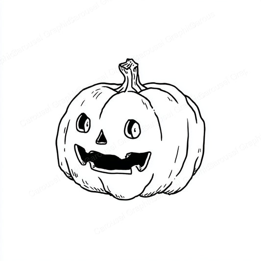 Jack-O-Lantern Vector Graphic preview