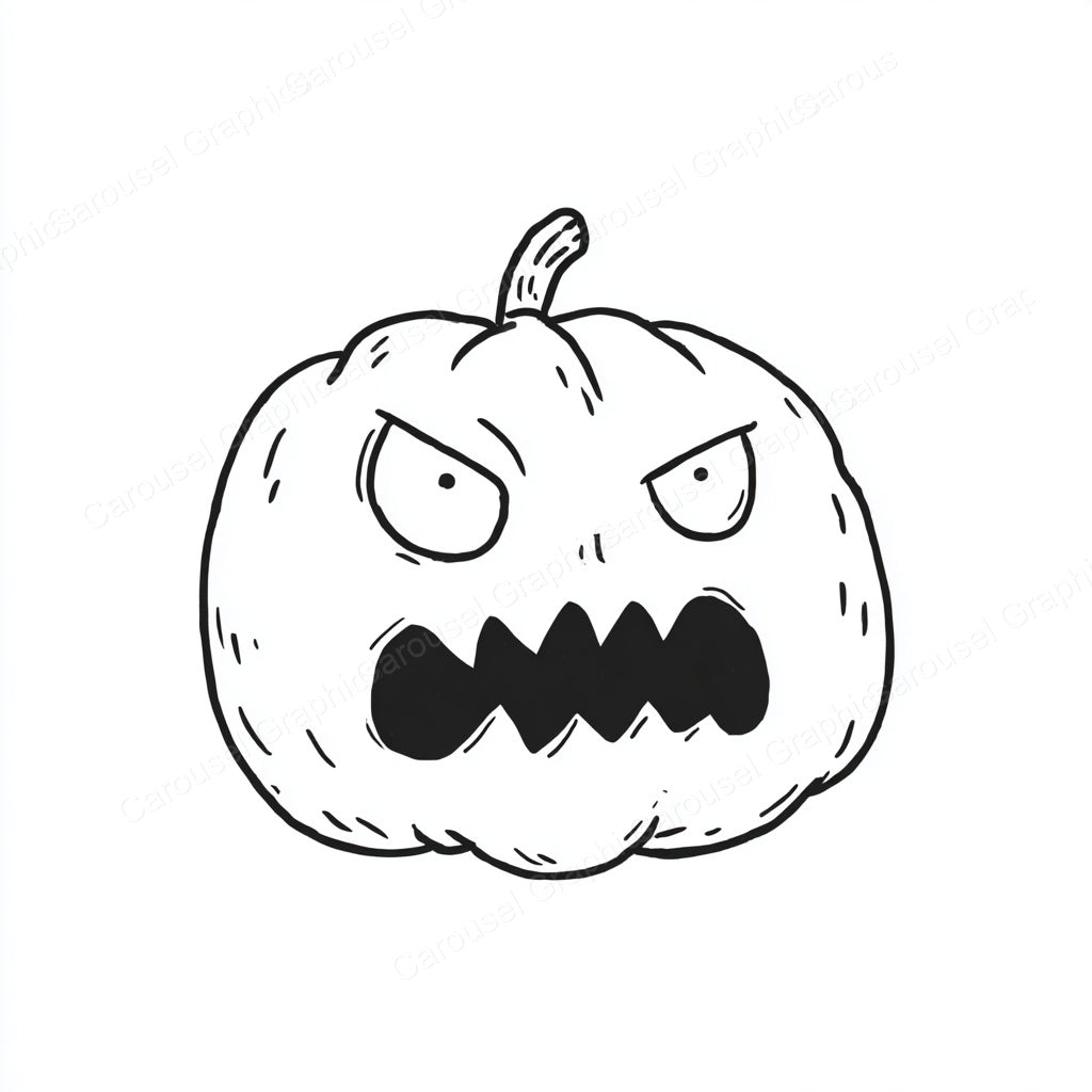 Jack-O-Lantern Vector Graphic preview