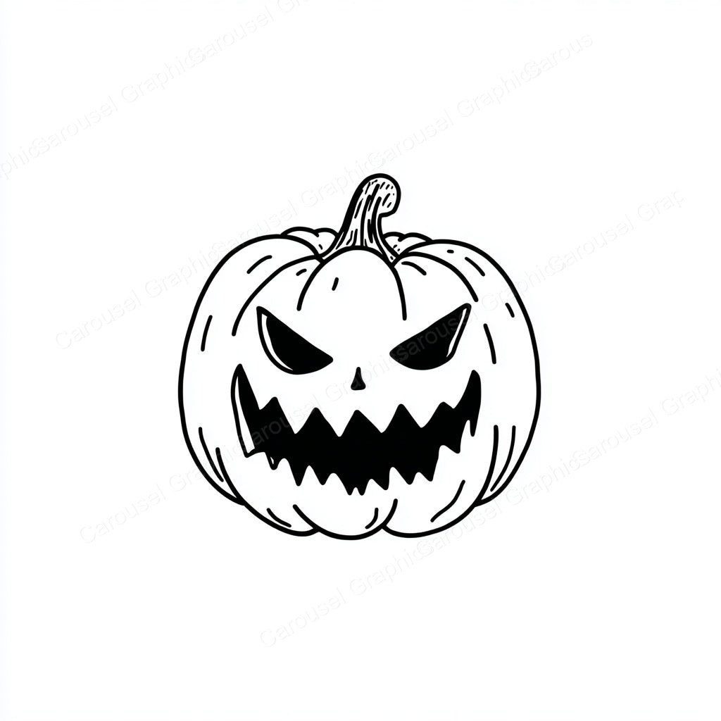 Jack-O-Lantern Vector Graphic preview