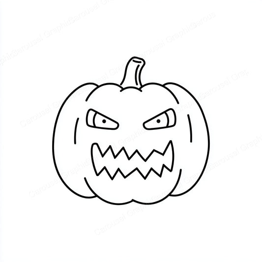 Jack-O-Lantern Vector Graphic preview