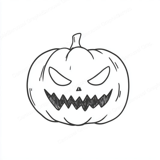 Jack-O-Lantern Vector Graphic preview