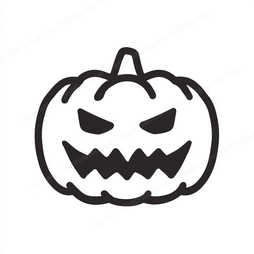 Jack-O-Lantern Vector Graphic preview