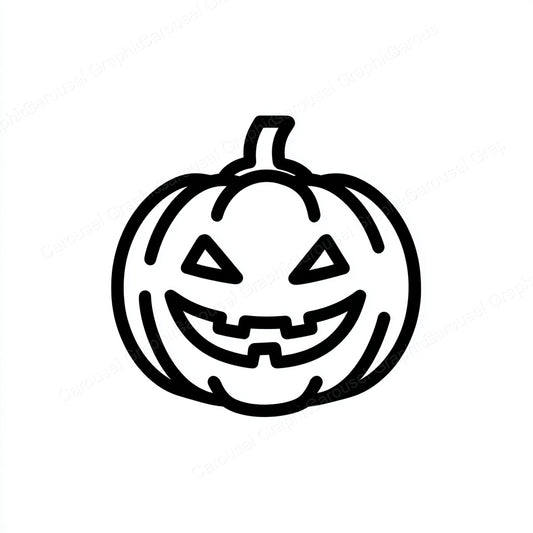 Jack-O-Lantern Vector Graphic preview