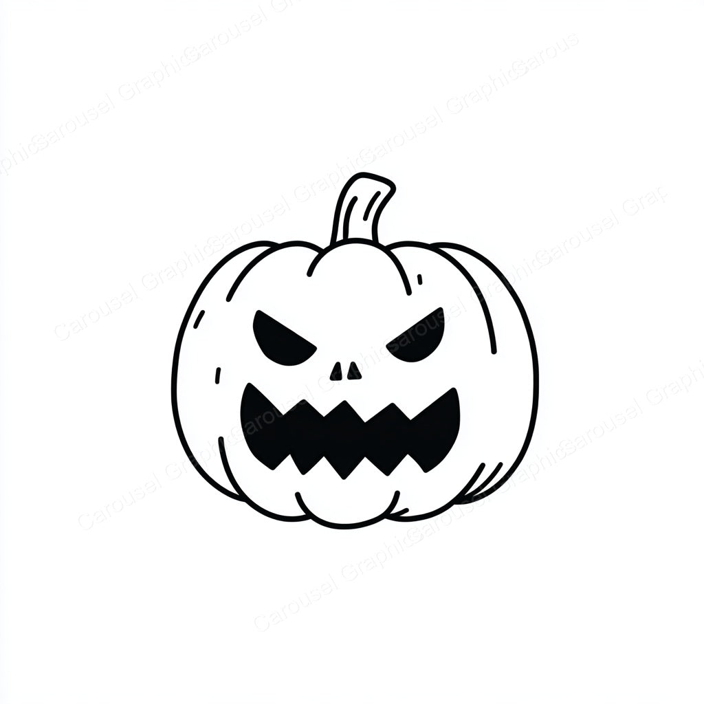 Jack-O-Lantern Vector Graphic preview