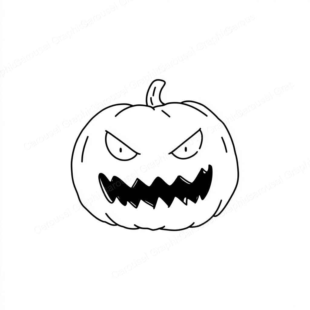 Jack-O-Lantern Vector Graphic preview