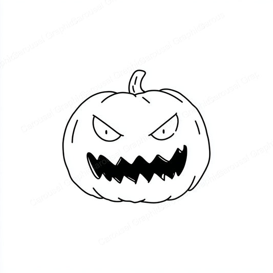 Jack-O-Lantern Vector Graphic preview