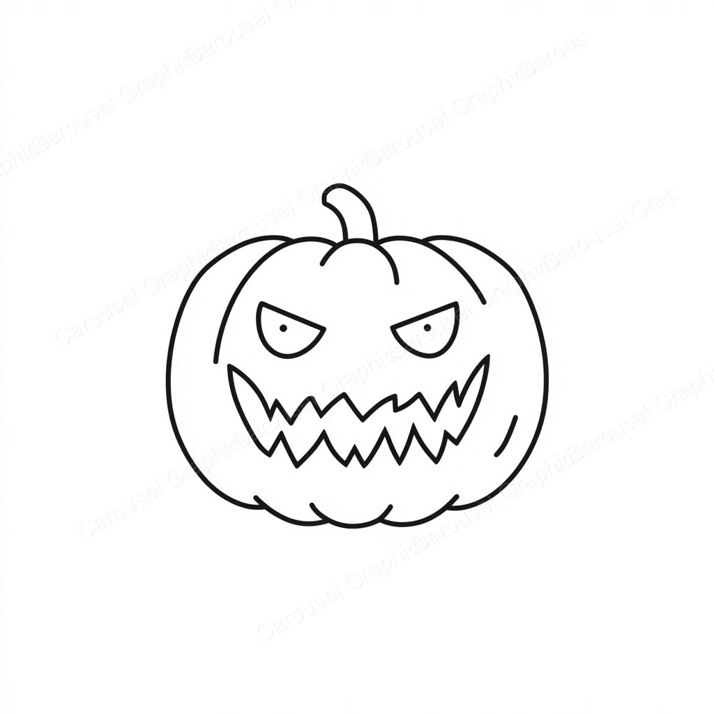 Jack-O-Lantern Vector Graphic preview