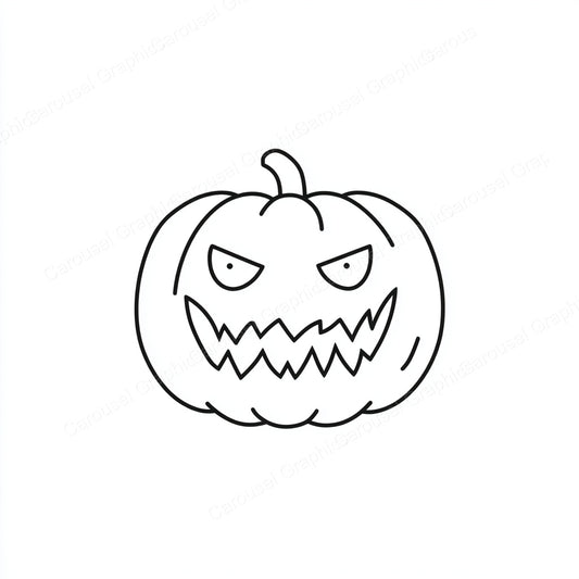 Jack-O-Lantern Vector Graphic preview