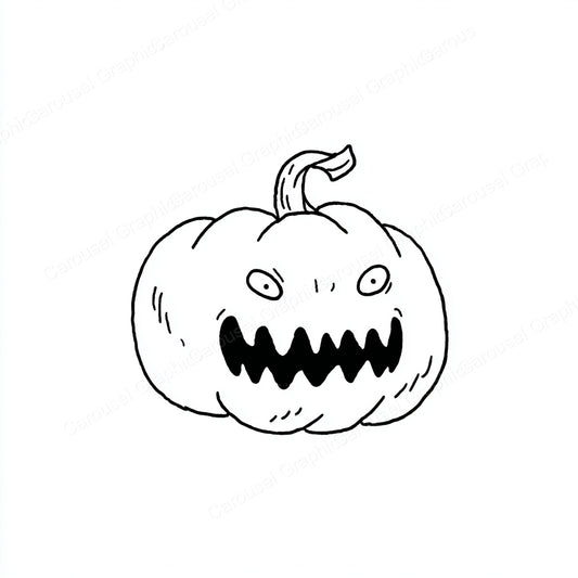 Jack-O-Lantern Vector Graphic preview