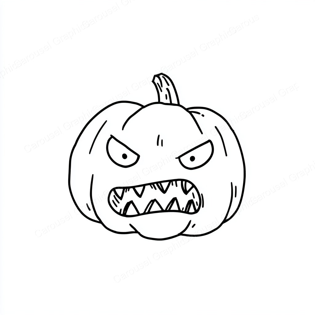 Jack-O-Lantern Vector Graphic preview