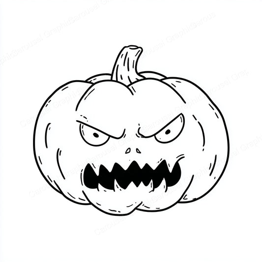 Jack-O-Lantern Vector Graphic preview
