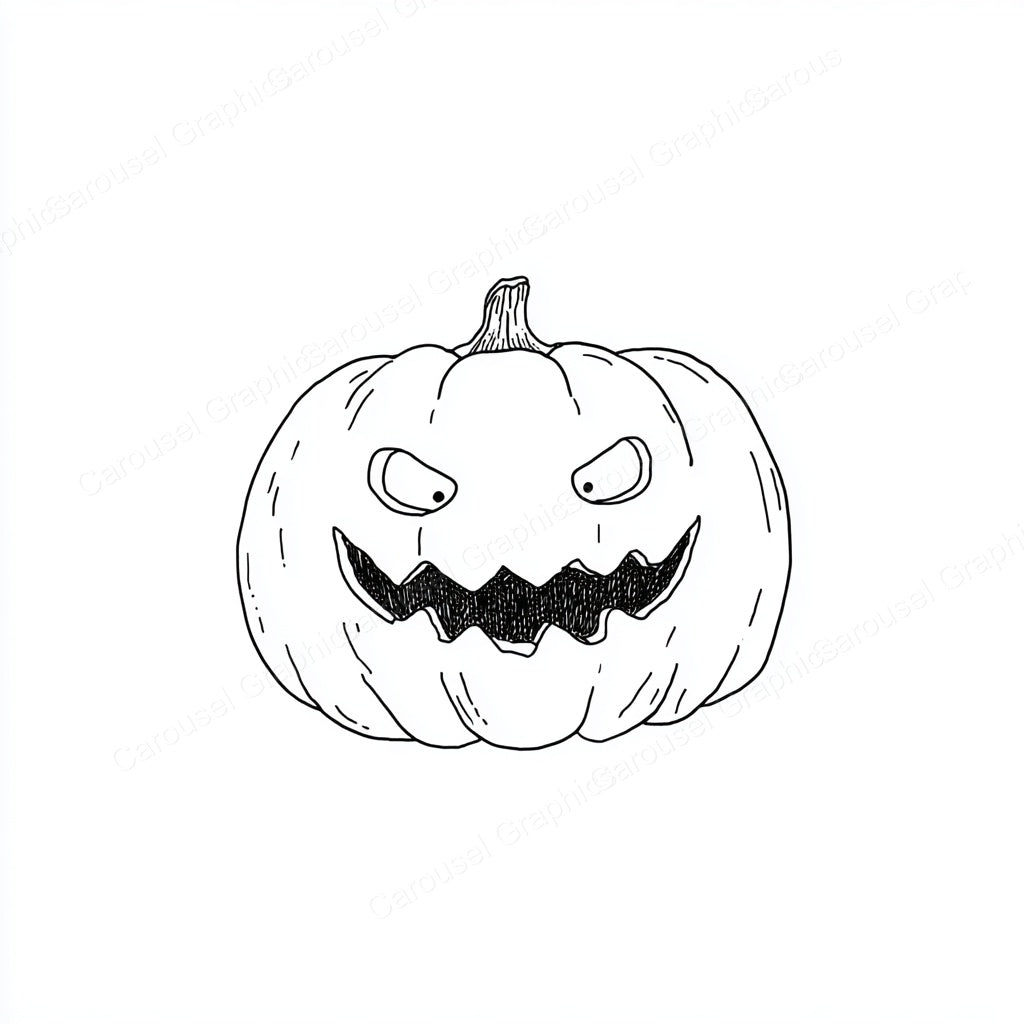 Jack-O-Lantern Vector Graphic preview