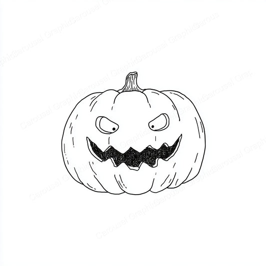 Jack-O-Lantern Vector Graphic preview