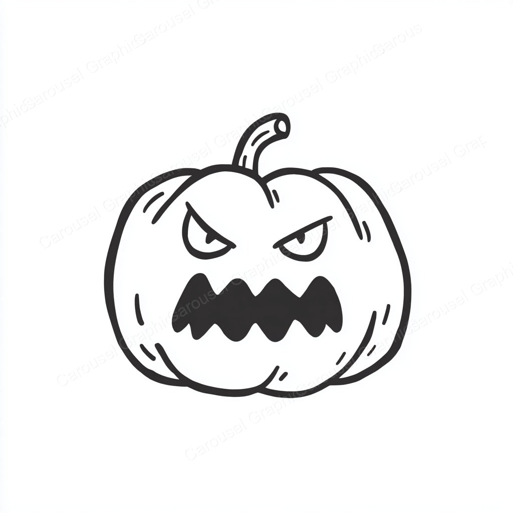 Jack-O-Lantern Vector Graphic preview