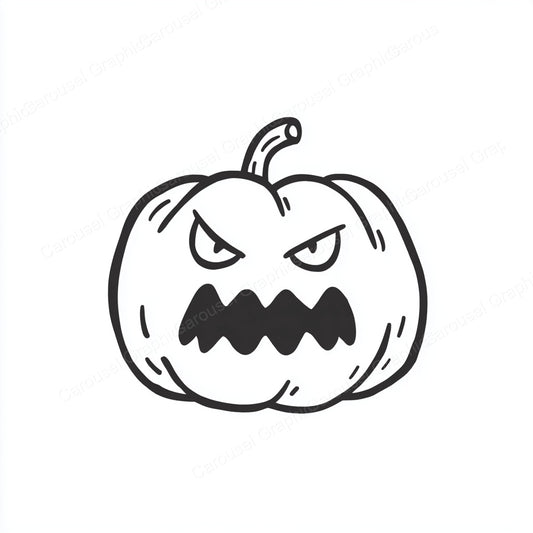 Jack-O-Lantern Vector Graphic preview