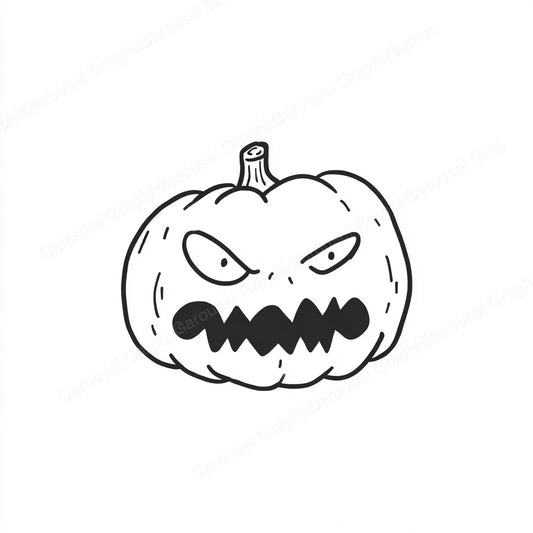 Jack-O-Lantern Vector Graphic preview