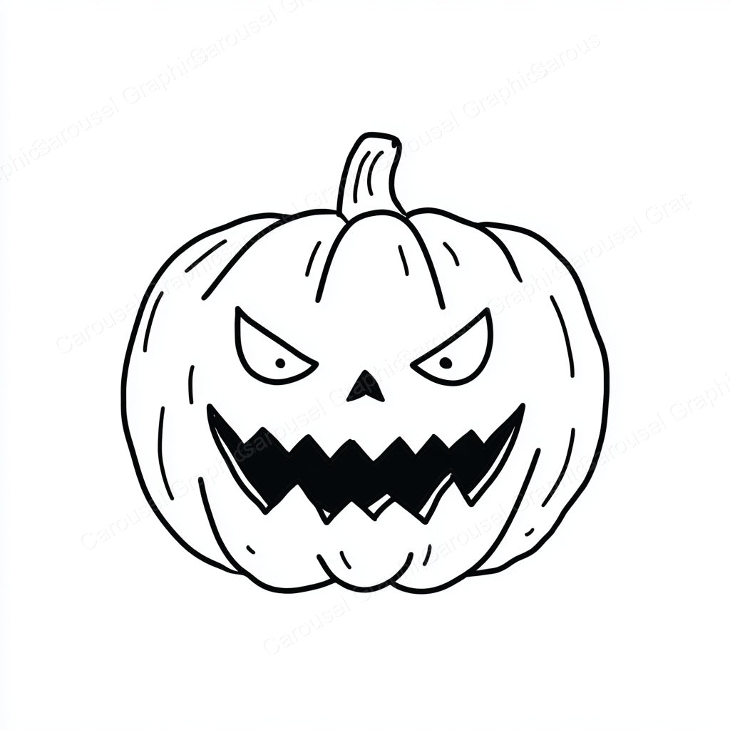Jack-O-Lantern Vector Graphic preview