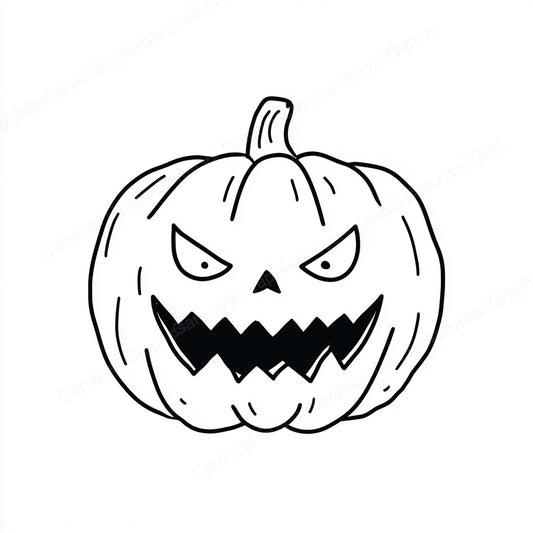 Jack-O-Lantern Vector Graphic preview