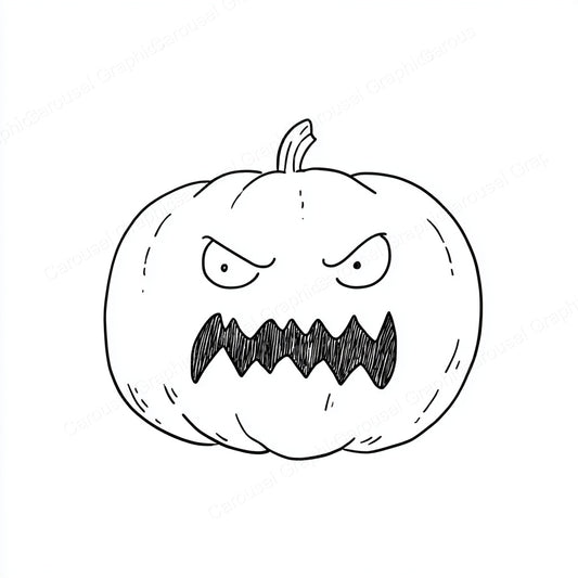 Jack-O-Lantern Vector Graphic preview