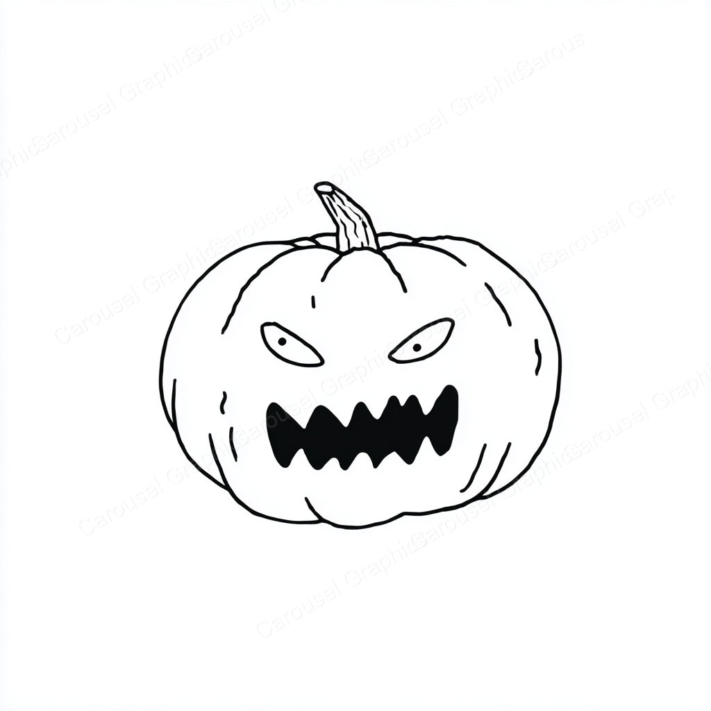Jack-O-Lantern Vector Graphic preview