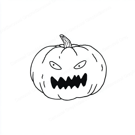 Jack-O-Lantern Vector Graphic preview