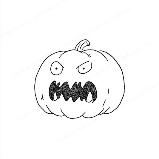 Jack-O-Lantern Vector Graphic preview
