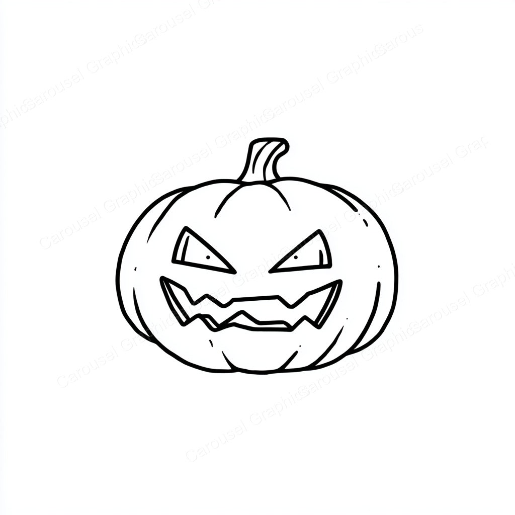 Jack-O-Lantern Vector Graphic preview