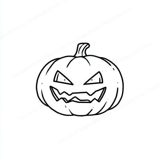 Jack-O-Lantern Vector Graphic preview