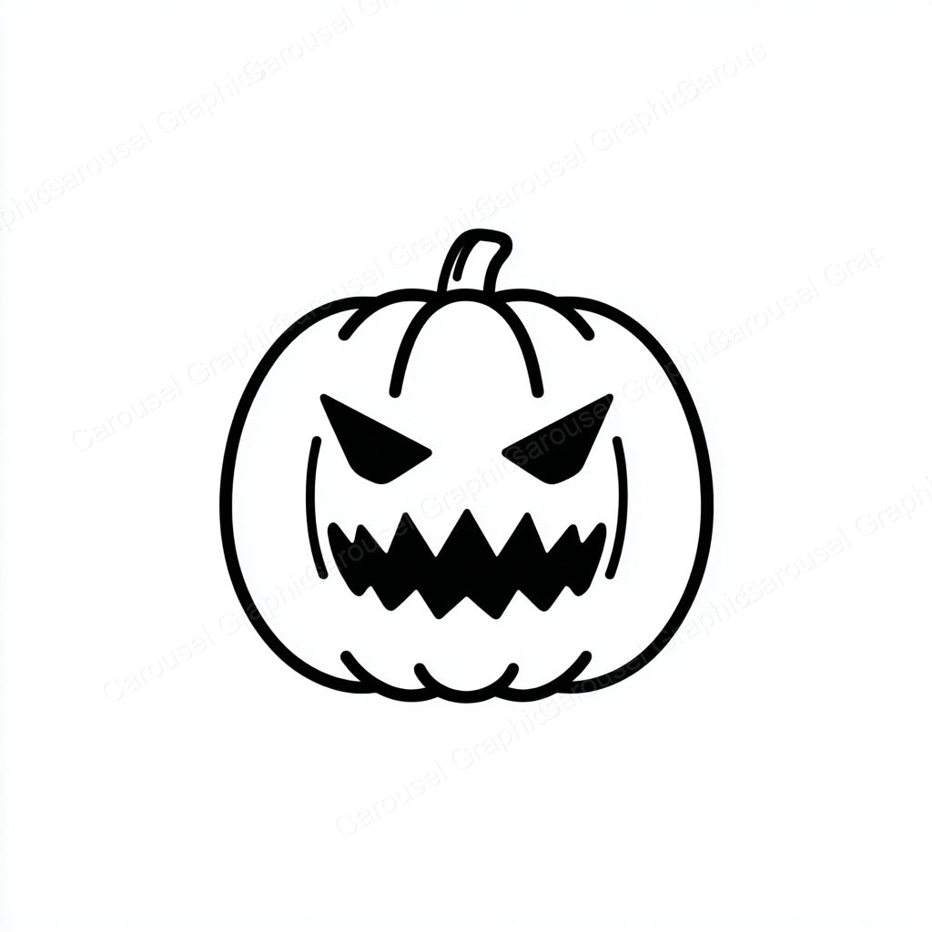 Jack-O-Lantern Vector Graphic preview