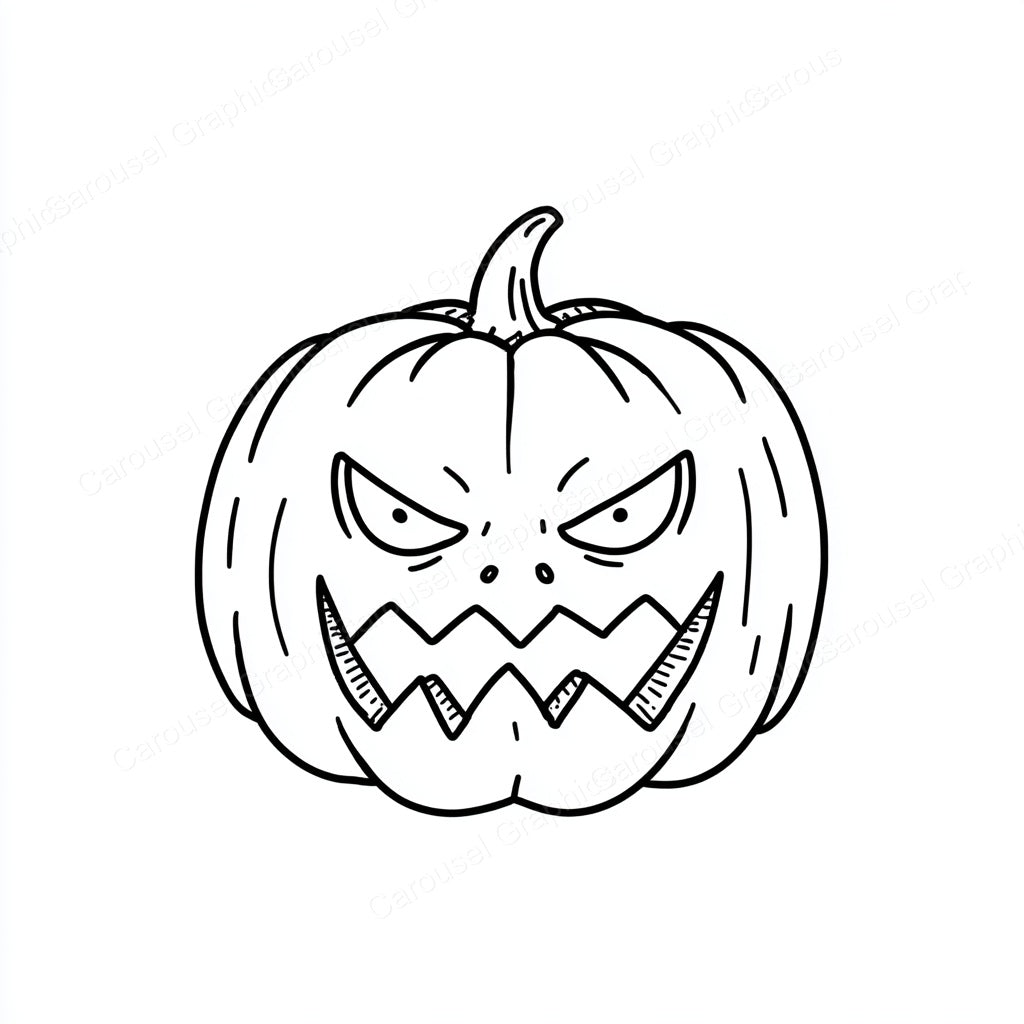 Jack-O-Lantern Vector Graphic preview