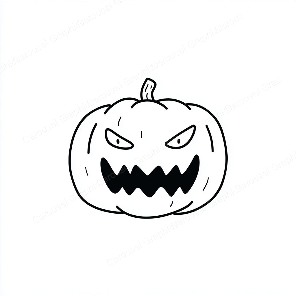 Jack-O-Lantern Vector Graphic preview