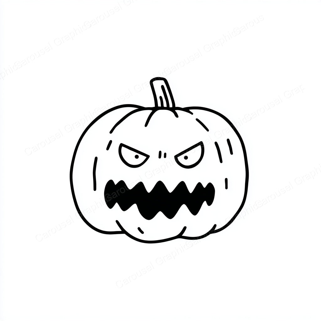 Jack-O-Lantern Vector Graphic preview
