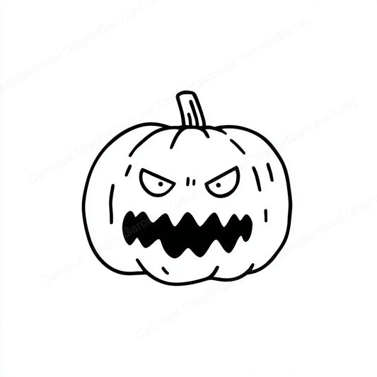 Jack-O-Lantern Vector Graphic preview