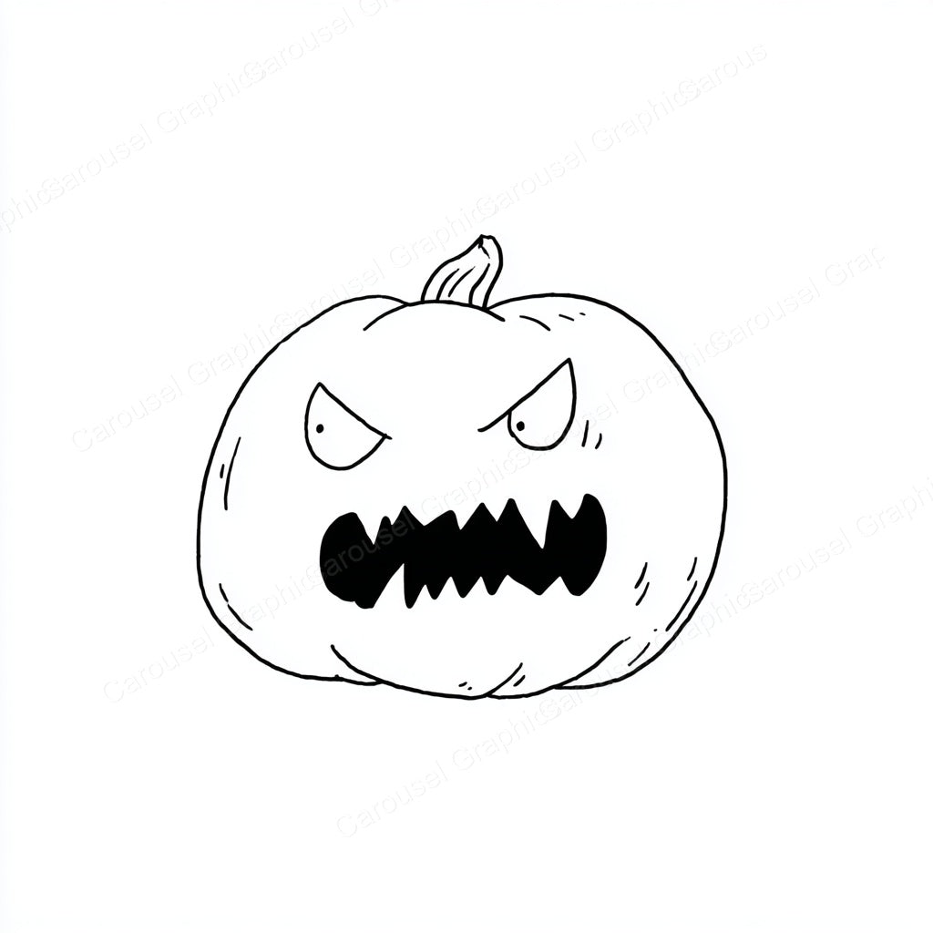 Jack-O-Lantern Vector Graphic preview