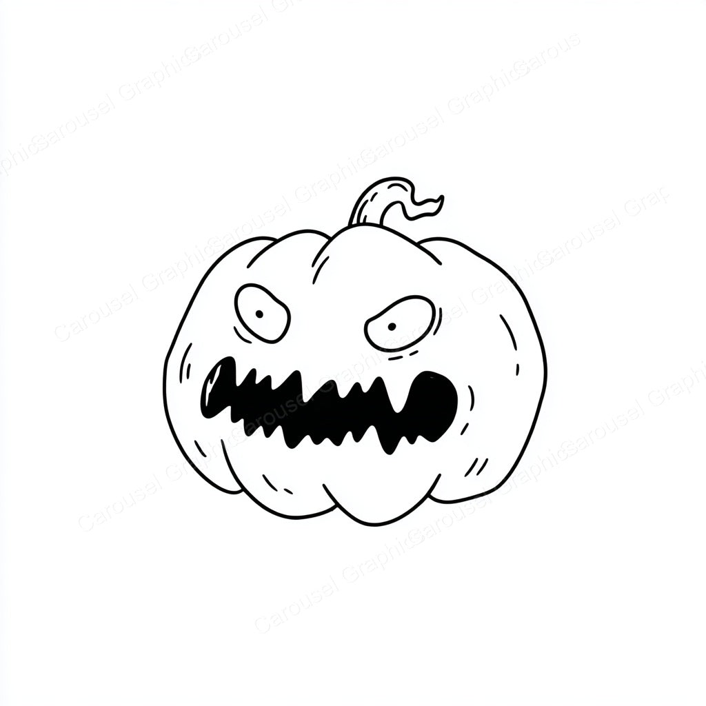 Jack-O-Lantern Vector Graphic preview
