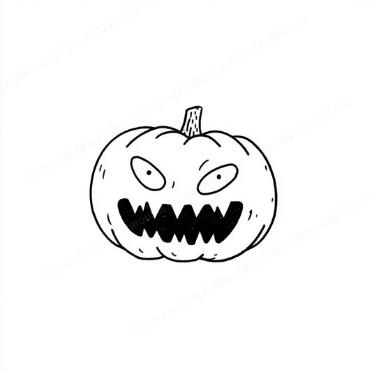 Jack-O-Lantern Vector Graphic preview